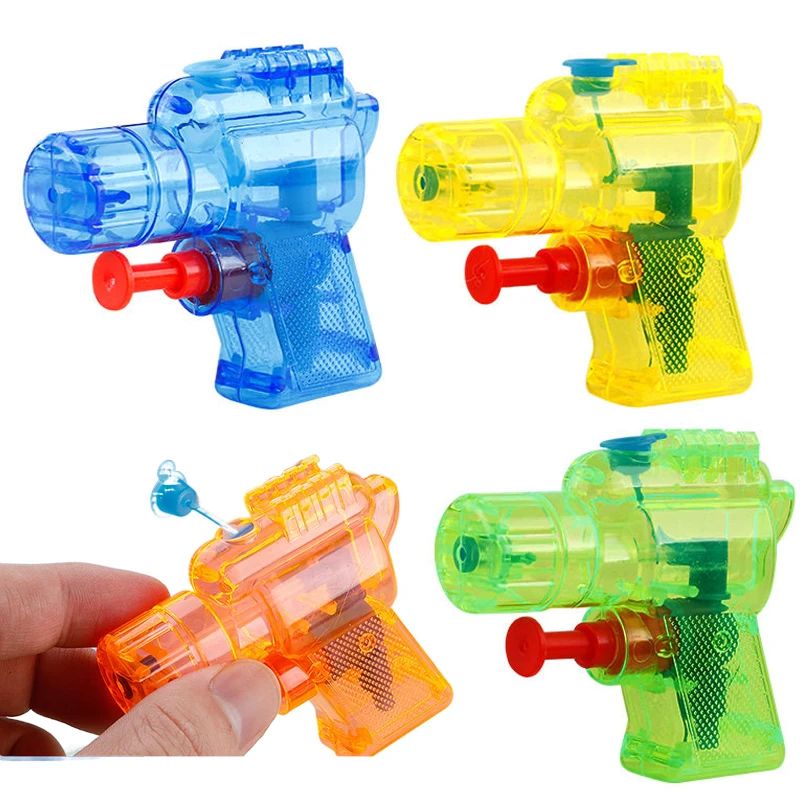 Party Games Popular - 5/10 stuks Mini Spuitpistool Transparante Kleur