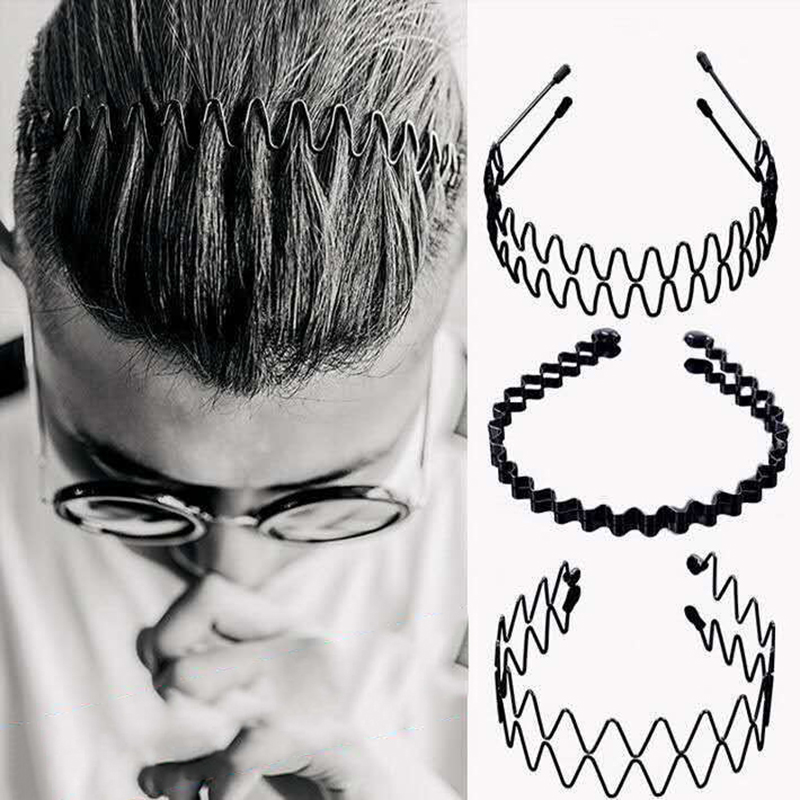 Ring Toss Outdoor - Unisex metalen golvende haarband met veer,