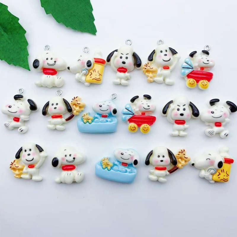 Party Games Crazy - 12 stuks hars cartoon hondenhangers, DIY