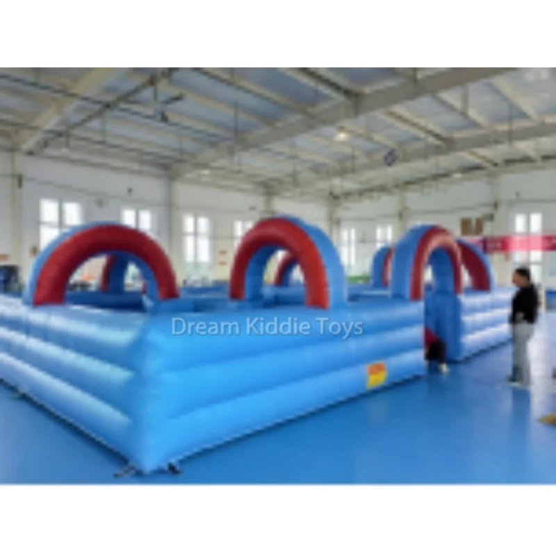 Party Games No Equipment - Reuze opblaasbare PVC obstakelbaan voor buiten,