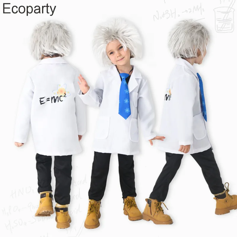 Party Games Physical - Nieuwe Halloween Kinderen Slimme Wetenschappers Kostuum