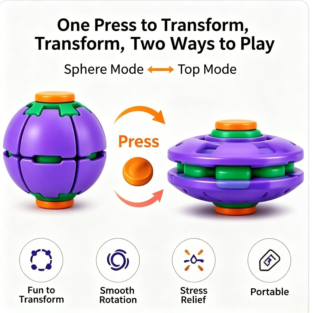 Transformeerbare Fidget Spinne - Party Games Crazy recensie en prijs