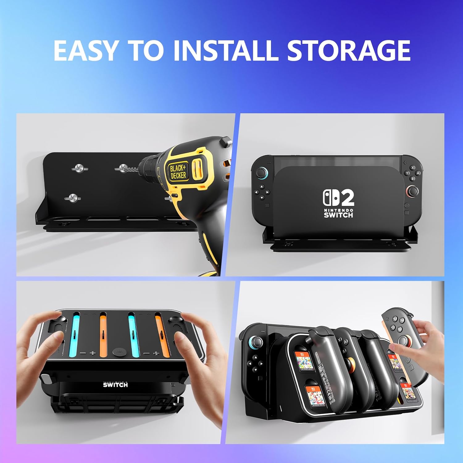 Oplaadstation voor wandmontage - Party Games Nintendo recensie en prijs