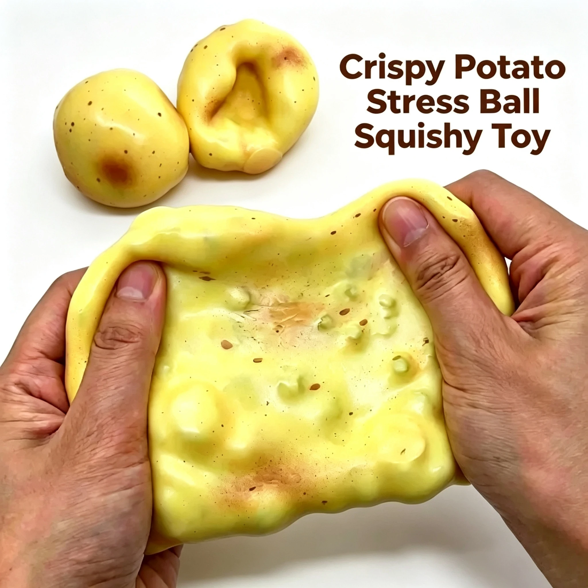 Knapperige Aardappel Squishy S - Party Games Crazy recensie en prijs