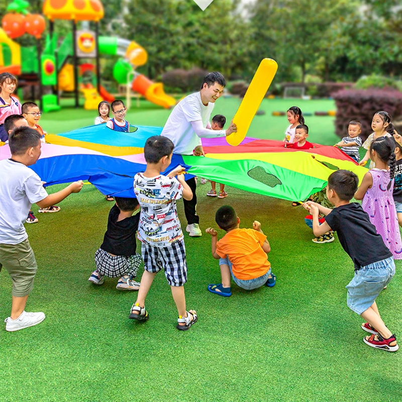 Regenboog Parachute Knock Goph - Party Games Multiplayer recensie en prijs
