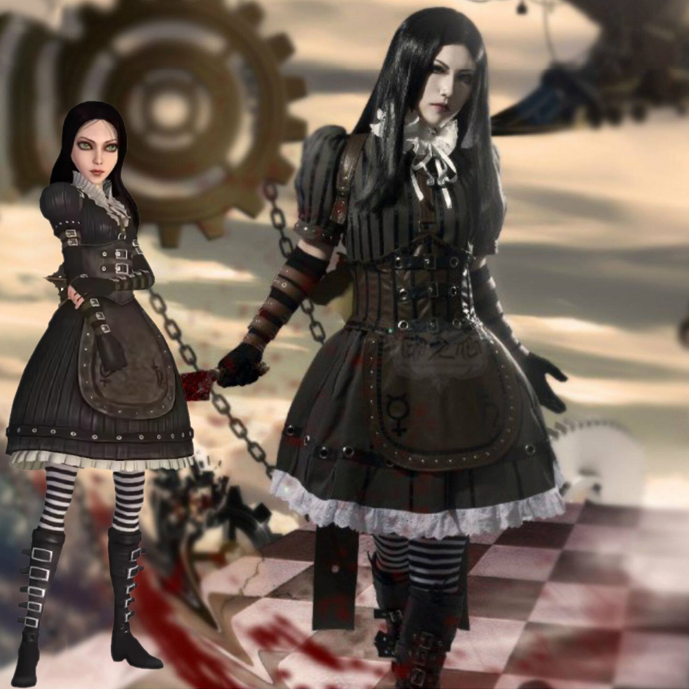 Alice Liddell Cosplay Kostuum  - Party Games Steam Free recensie en prijs